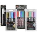 Marvy Uchida Bistro Chalk Markers, Chisel, Fine + Broad Tip, 13 Color Set UCHBCMKIT